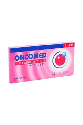 Oncomed Hızlı Gebelik Testi 1 Kart Test