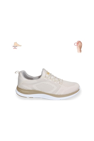 Konfores 1581-28064 Anatomik Tabanlı Yürüyüş & Koşu Ayakkabısı BEJ Bej