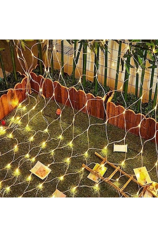 Vıp Ağ Led Işık Noel Işığı Dekor Ağ Led Işık 2x2 Gün Işığı Ağ Led Işık Eklemeli 220 Volt Fişli Model