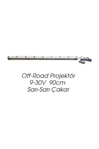 Ahmet Otomotiv 90cm Sarı Bar Çakar Led Lamba Off-road-tır-kamyon 12v-24v