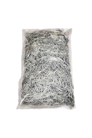 Kilitli İp Kuş Gözü Etiket İpi Gümüş Uzunluk 18 CM 500 Adet