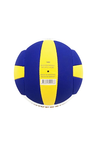 Black University BLK-015 El Dikişli Voleybol Topu Mavi Sarı Mavi - Sarı