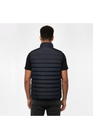 Only & Sons Only&sons Brody Quilt Erkek Lacivert Dik Yaka Yelek Lacivert