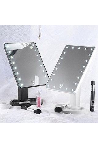 16 Led Işıklı Makyaj Aynası Beyaz