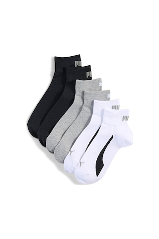 Puma Lifestyle Quarte Çorap 3 Çift 93858202 Beyaz