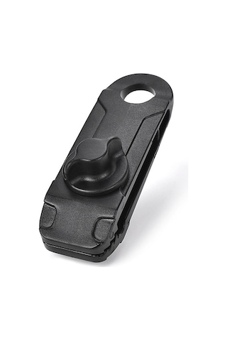 Dofolink Nylon Kamperlik Çadır Klipsi - Dış Mekan Çadırları, Tente Ve Pergollalar İçin Rüzgar Dayanıklı, Siyah, Tek Adet Siyah