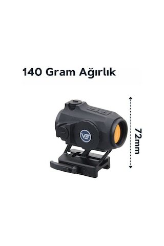 Vector Optics Maverick-ıv 1x20 Mini Rubber Armored Sop Siyah Red Dot Nişangah Siyah