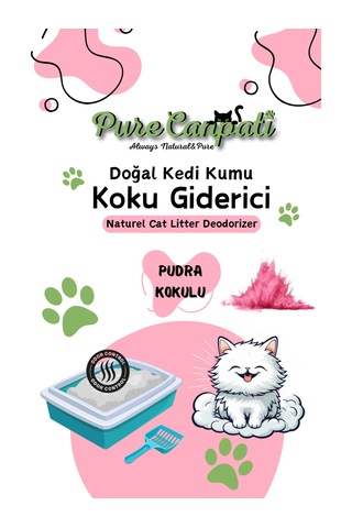 Purecanpati Kedi Kumu Koku Giderici Pudra Kokulu 240 Gr
