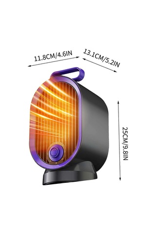 Elektrikli Fanlı Isıtıcı, Hava Isıtıcı, Domuz Sıcak Hava Fanı, Taşınabilir Elektrikli Isıtıcı Mini Masa Vantilatörü, Ev Ofisi