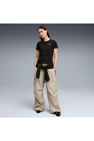 Puma Essential Elevated Kadın Siyah Tişört 695708-01