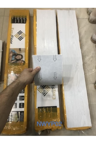 Nwyp02 Açık Gri Budaklı Yapışkanlı Ahşap Pvc Yer Döşeme Parkesi (534817853)