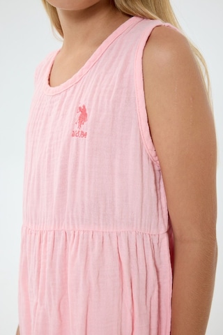 U.s. Polo Assn. Kız Çocuk Pembe Elbise 5274-49888 Pembe