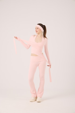 Holly Lolly Bağlamalı Crop Kesim Ellen Bolero Pembe