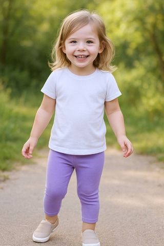 Kız Bebek Tayt Düz Renk Likralı Kumaş Esnek LİLA