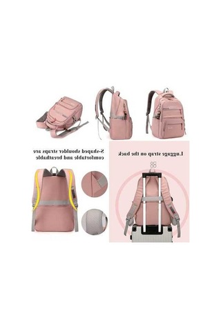 Didadodo Vintage Çiçek Desenli Hafif Nylon Sırt Çantası, Omuz Stili Ve Yan Cepleriyle Pratik Çok Renkli Çok Renkli