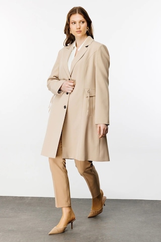 Ekol Minimalist Midi Pardesü: Günlük & İş Stilleri İçin Oversized Camel