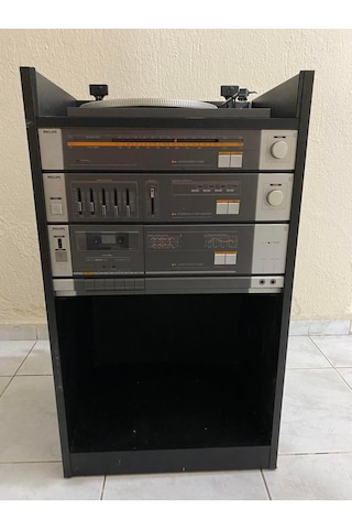 Philips F1340-60 052 Üç Katlı Pikaplı Müzik Seti