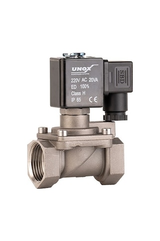 Paslanmaz Genel Maksat Normalde Kapalı Solenoid Valf (0,5-16 BAR)