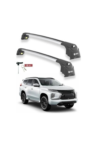 Turtle Mitsubishi Pajero Sport Mk3 2016-2025 Ara Atkı Air2 Gri
