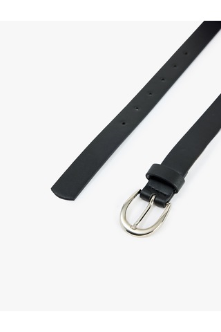 Koton Metal Tokalı Suni Deri Kemer Siyah 7wak10027aa