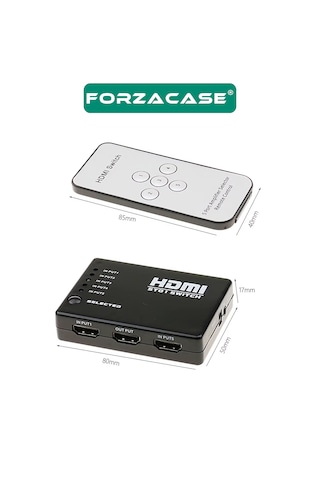 Forzacase 5in1 Kumandalı Hdmı Çoklayıcı Switch 1080p - Fc1113