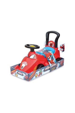 Spiderman F1 İlk Arabam - Binmeli Araba - Çocuk Arabası - İlk Adım Arabası