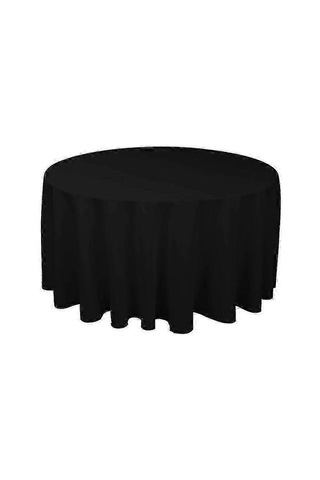 Düğün İçin Düz Renk Masa Örtüsü Yuvarlak Polyester Dayanıklı Masa Örtüsü Çap 160cm Yeşil Diğer