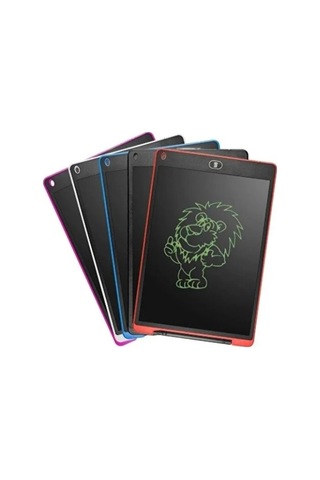 12 İnç Lcd Renkli Yazı Çizim Tableti Çok Renkli