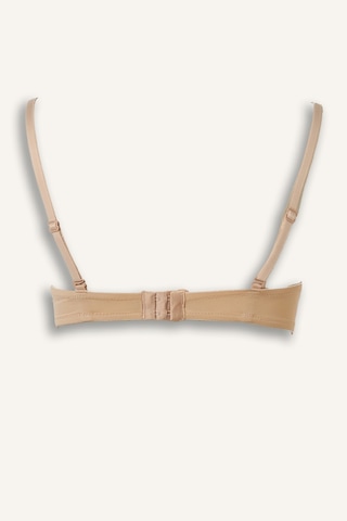 Defacto Micro Kaplı Yarım Dolgulu Balenli Straplez Sütyen T8481az26aubg314 Bej-bg314