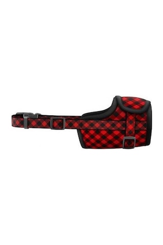 Waudog Collar Red Tartan Model Köpek Ağızlığı 14-20 Cm No:1