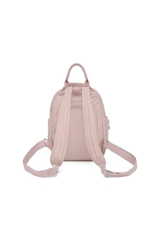 Smart Bags Küçük Boy Krinkıl Kumaş Kadın Sırt Çantası 3386 Kum