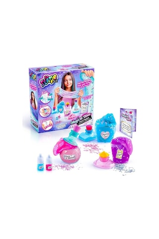 Slime Sihirli İksir Yapım Seti 3 Çalkalayıcılı Kendin Yap Slime Deney Seti Çok Renkli
