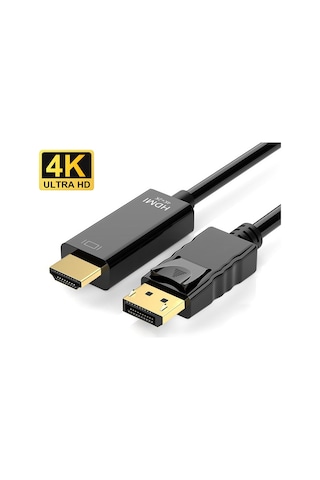 Yüksek Kalite 4k Displayport To Hdmı Dönüştürücü Kablo - 1.8 Metr