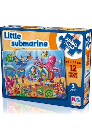 Ks Games Little Submarine 12 Parça Jumbo Boy Puzzle