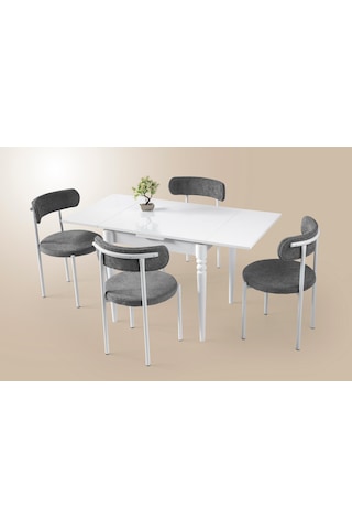 Pınar Alfa Açılır Mutfak Masa Sandalye Takımı 70x80