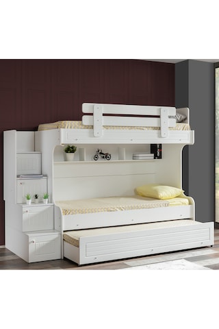 Ranza, Su Yavrulu Ranza 3 Kapaklı Dolap + 3 Adet Comfort Yatak 90 X 190 CM