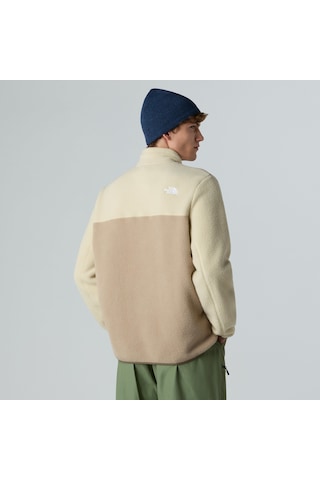 The North Face M Yumiori 1/4 Zip Erkek Polar-30499 Açık Kahverengi