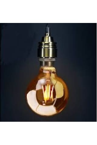 Ecolite E27 Duylu G95 7.5 W Rustik Glop Ampul Gold