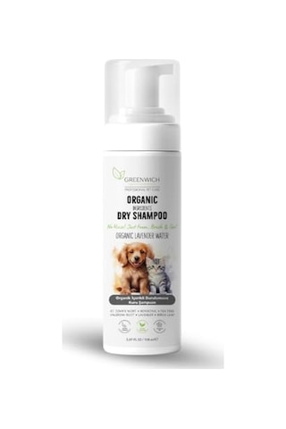 Greenwich Köpek Ve Kedi İçin Durulamaya Gerek Olmayan Lavanta Özlü Temizleme Köpüğü, 150 Ml