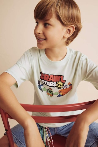 Defacto Brawl Stars Oversıze Bisiklet Yaka Kısa Kollu Tişört Erkek Çocuk H3510a826smgn1139 Yeşil-gn1139
