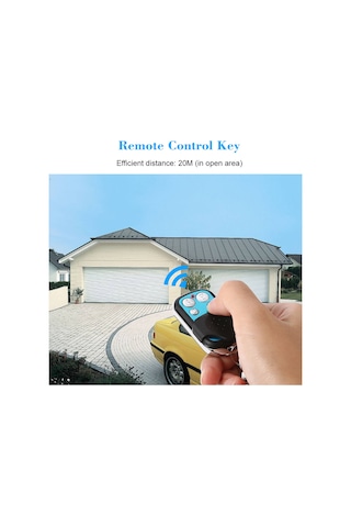 Dianziye Sonoff Metal 4 Tuşlu 433mhz Rf Kumanda 1527 Çip - Jeneratör/kapı Kontrolü, 20m Mesafe, 12v Pil Dahil