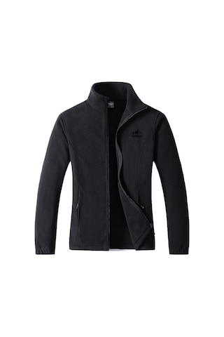 Unisex Polar Tam Fermuarlı Outdoor Polar Ceket Tactical Polar Kadın-erkek Polar Renkli-tam Siyah