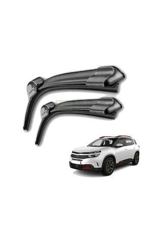 Citroen C5 Aircross Ön Cam Silecek Süpürgesi Takımı 2019 - 2022 C5 Aircross Ön Silecek