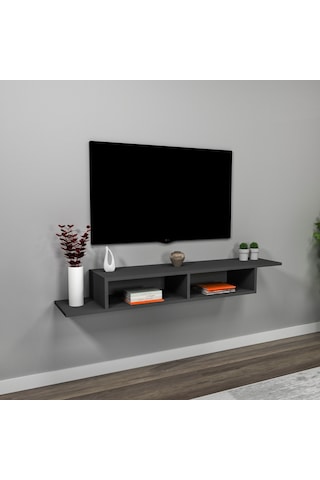 Arnetti Duvara Monte Muson Tv Sehpası Antrasit