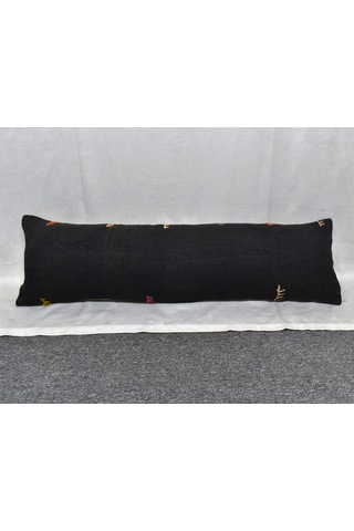 Zehra Abla Halı Yeni El Dokuma Dekoratif Lumbar Kilim Kırlent Yastık Kılıfı 6686 Çok Renkli