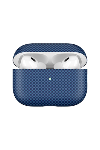 Apple AirPods Uyumlu Pro 2 Zore Airbag 43 600d Karbon Fiber Kulaklık Kılıfı Lacivert