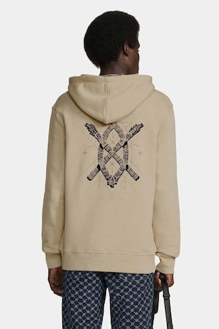 Daily Paper Rudo Hoodie: Yumuşak Fleece İle Rahat Ve Şık Günlük Kullanım Için Kadın Kapşonlu Sweatshirt Bej