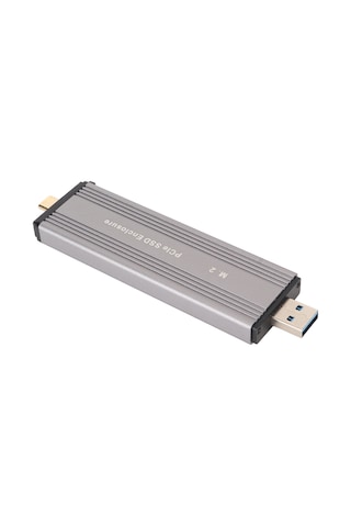 Xindoker Alüminyum M.2 Nvme/sata Ssd Kutusu, Usb3.2 Gen2 Type-c, 10gbps Hız, Jms583 Çip, 2230/2242/2260/2280 Desteği Ssd Dahil Değil