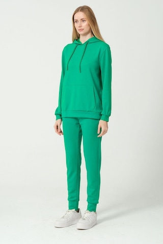 Kadın Yumuşak Kumaş Eşofman Takımı Eşofman Altı Ve Sweatshirt Çok Renkli