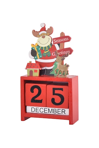 Masa Takvimi Masa Üstü Sayı Tarih Ahşap Bloklar Takvim B